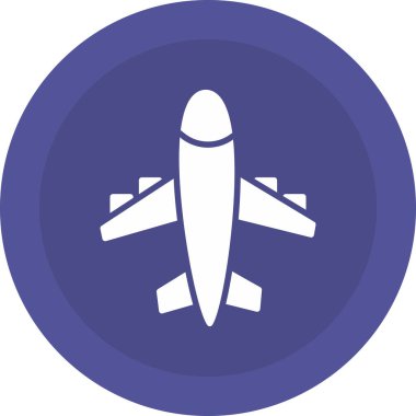 Uçak. Web simgesi basit illüstrasyon