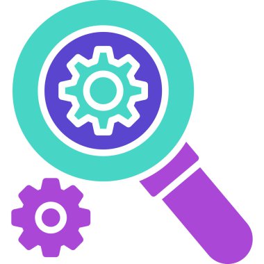 Teçhizat Web simgesi basit illüstrasyon