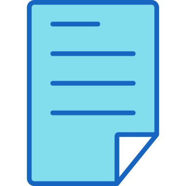 belge simgesi, vektör çizimi