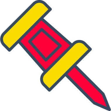 Kılıç. Web simgesi basit illüstrasyon