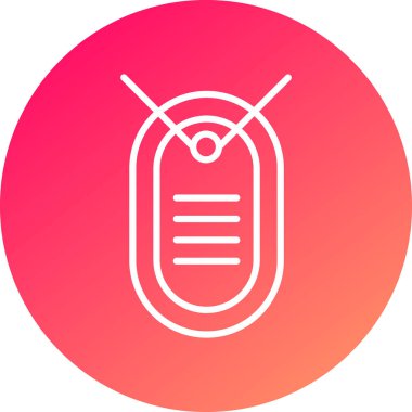 Benzersiz kulaklık simgesi vektör illüstrasyonu