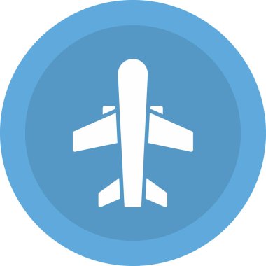 düzlem düzleştirilmiş vektör simgesi