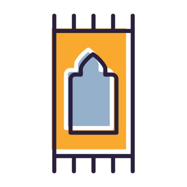 İslami cami vektör çizimi tasarımı