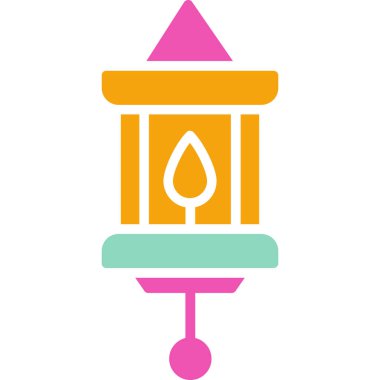 Mum simgesi, basit vektör illüstrasyonu