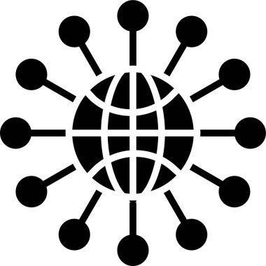 genel ağ vektör simgesi