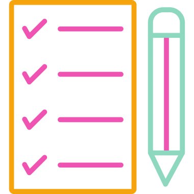 list icon, vector illustration simple design