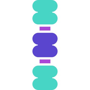 dna. Web simgesi basit illüstrasyon