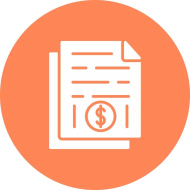 iş kağıt simgesi vektör illüstrasyonu