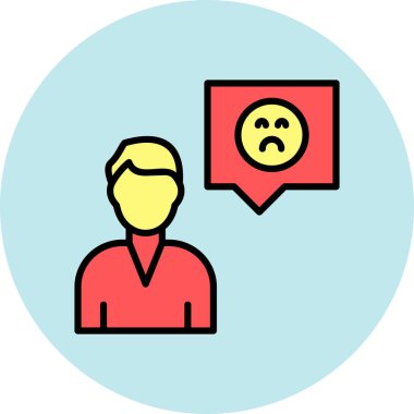 Müşteri geribildirim simgesi vektör illüstrasyonu