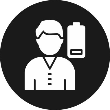 Vektör Adam Simgesi illüstrasyonu