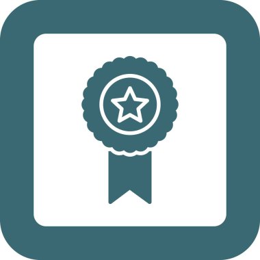 Ödül. Web simgesi basit illüstrasyon