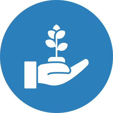 el ile yuvarlanmış simge