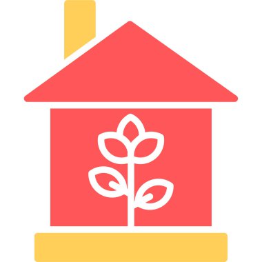 bitki simgesi vektör illüstrasyonu