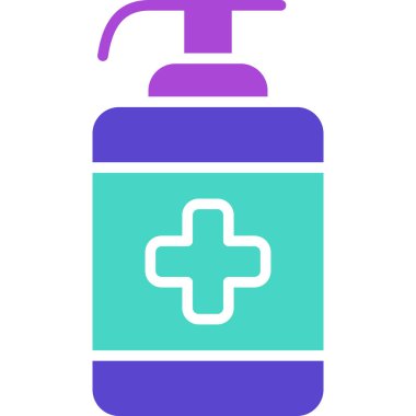 Modern tıbbi simgenin vektör illüstrasyonu