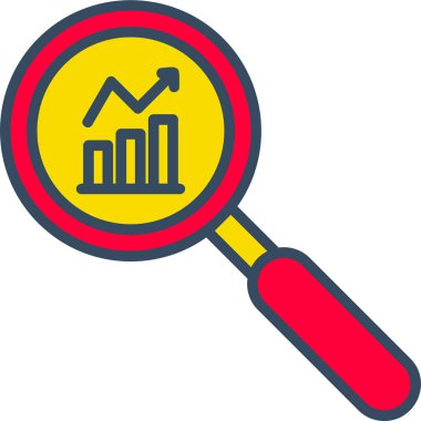 Arama simgesi vektör illüstrasyonu