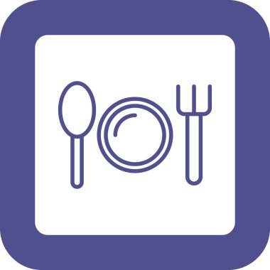 Gıda simgesinin vektör illüstrasyonu