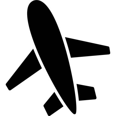Uçak. Web simgesi basit illüstrasyon