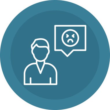 Müşteri geldi. Web simgesi vektör illüstrasyonu