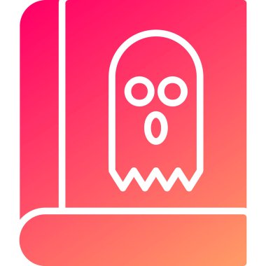 Hat Hayalet simgesi beyaz arkaplanda izole edildi. Mutlu Cadılar Bayramı Partisi. Renkli taslak konsepti. Vektör.