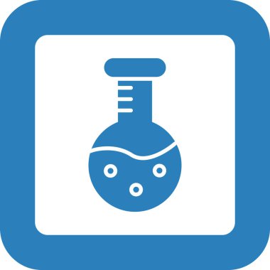 Bir test tüpünün vektör illüstrasyonu