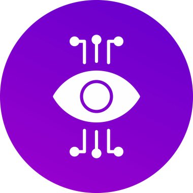 Modern simge görme eksikliğinin vektör illüstrasyonu