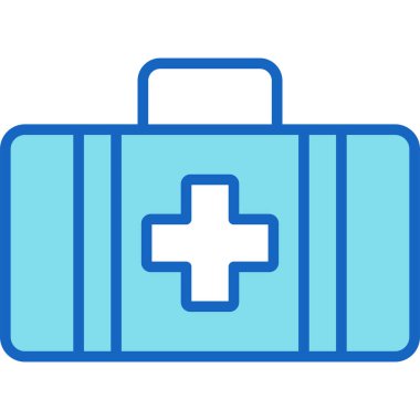 İlk yardım simgesi vektör illüstrasyonu