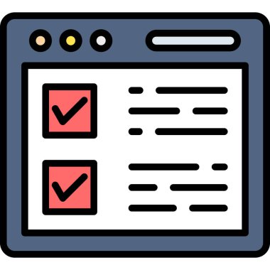 Kontrol listesi. Basit resimleme