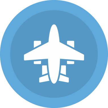 düzlem düz vektör simgesi