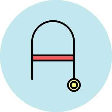 Modern b 'nin vektör illüstrasyonu eksik simgesi