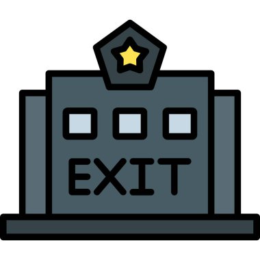 çıkış simgesi çizimi