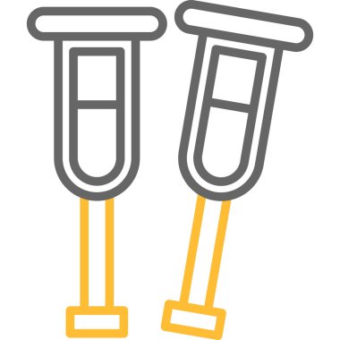 iki gözlük simgesi, vektör illüstrasyonu