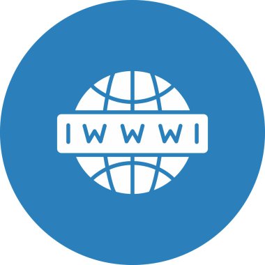 Vektör dünya harita simgesi