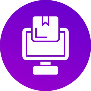 Bilgisayarın vektör illüstrasyonu