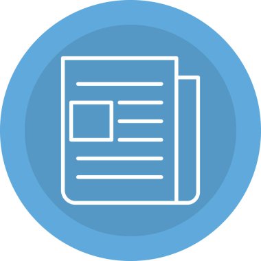 Belge simgesinin vektör illüstrasyonu