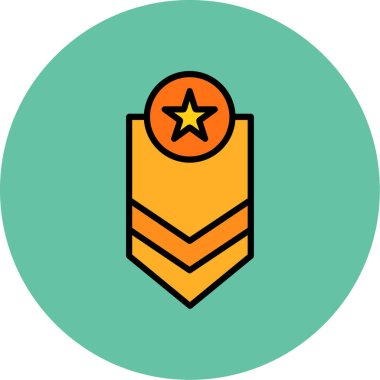 yıldız simgesi vektör illüstrasyonu