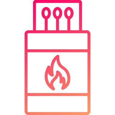 Yanan bir mumun vektör illüstrasyonu