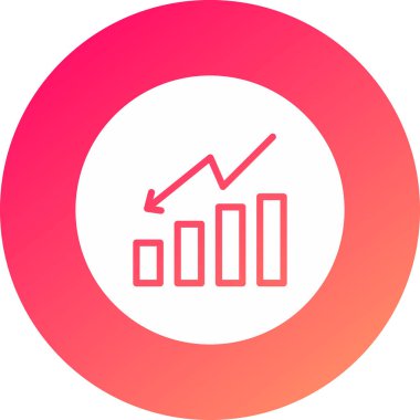 İş ve finans simgesinin vektör illüstrasyonu