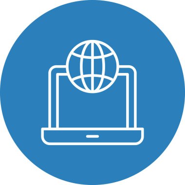 internet web vektör simgesi