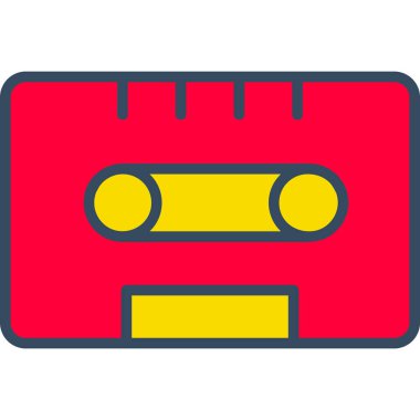 Elektrikli ısıtıcı. Web simgesi basit illüstrasyon