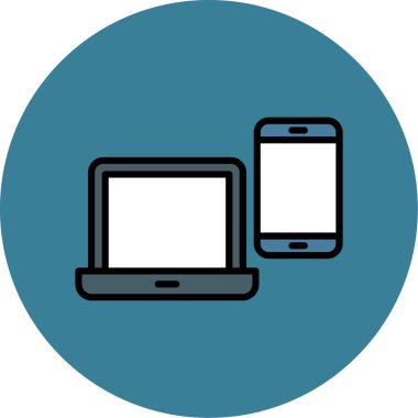 Cep telefonu. Basit resimleme