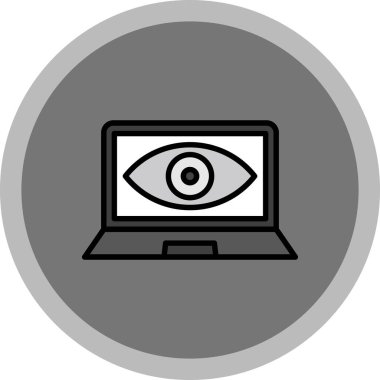 Göz. Web simgesi basit tasarım