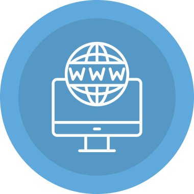Web simgesi tasarımı vektör illüstrasyonu