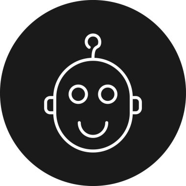 emoji simgesinin vektör illüstrasyonu