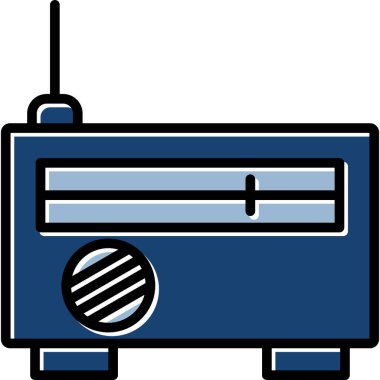 ses kasedi simgesi. vektör illüstrasyonu