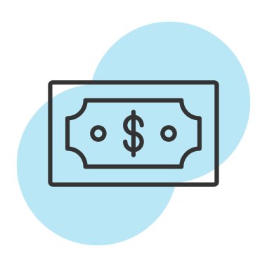 Beyaz arka plan üzerinde para işareti izole para simge vektör