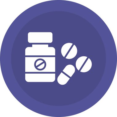 Tıp simgesi vektör illüstrasyonu