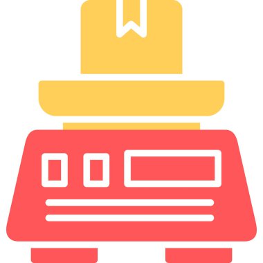 Yazıcı modern simgesi, vektör illüstrasyonu