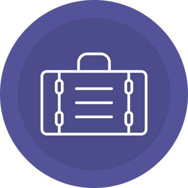 evrak çantası ikonu vektör illüstrasyonu