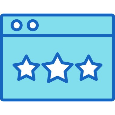 yıldız simgesi, vektör çizimi