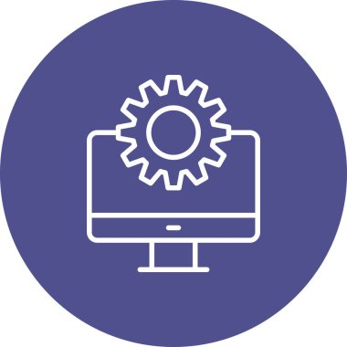vector settings icon illustration